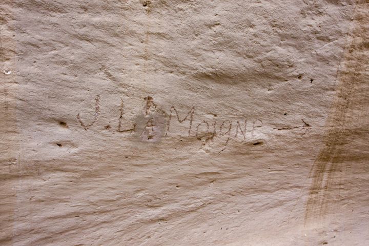 "Inscription Fork" of Lemoigne Canyon