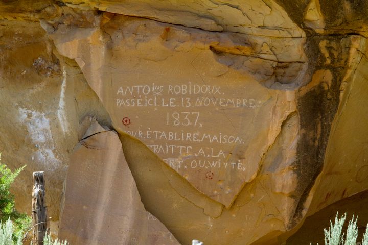 Robidoux Inscription and Pictographs