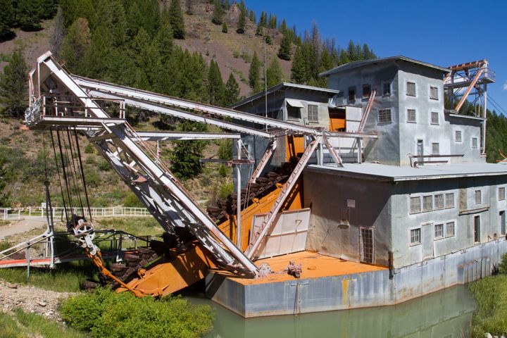 Yankee Fork Gold Dredge