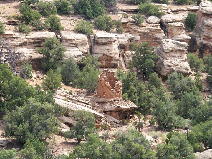 Hand Painted Pueblo - Hovenweep