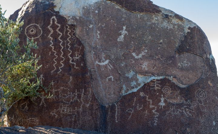 Joshua Tree "Cowboy" Petroglyphs