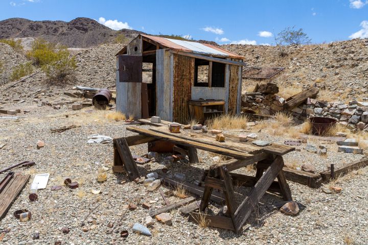 Lucky Turkey Arrastra and Blind Mule Placer Cabin