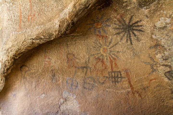 Blue Sun Pictograph Cave