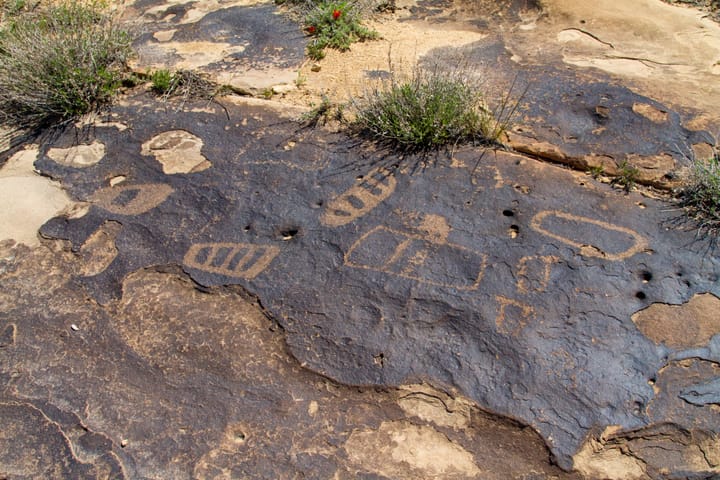 Moccasin Track Petroglyphs